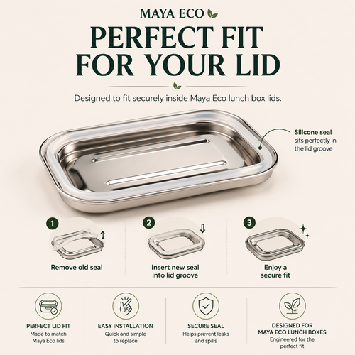 Silicone Seal Only for Maya Eco Lunch Box Lid (800ml & 1200ml)